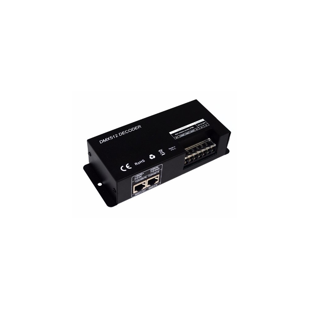Dmx 512 Rgb Controller 12v (288w), 24v (576w) fra Ledlife