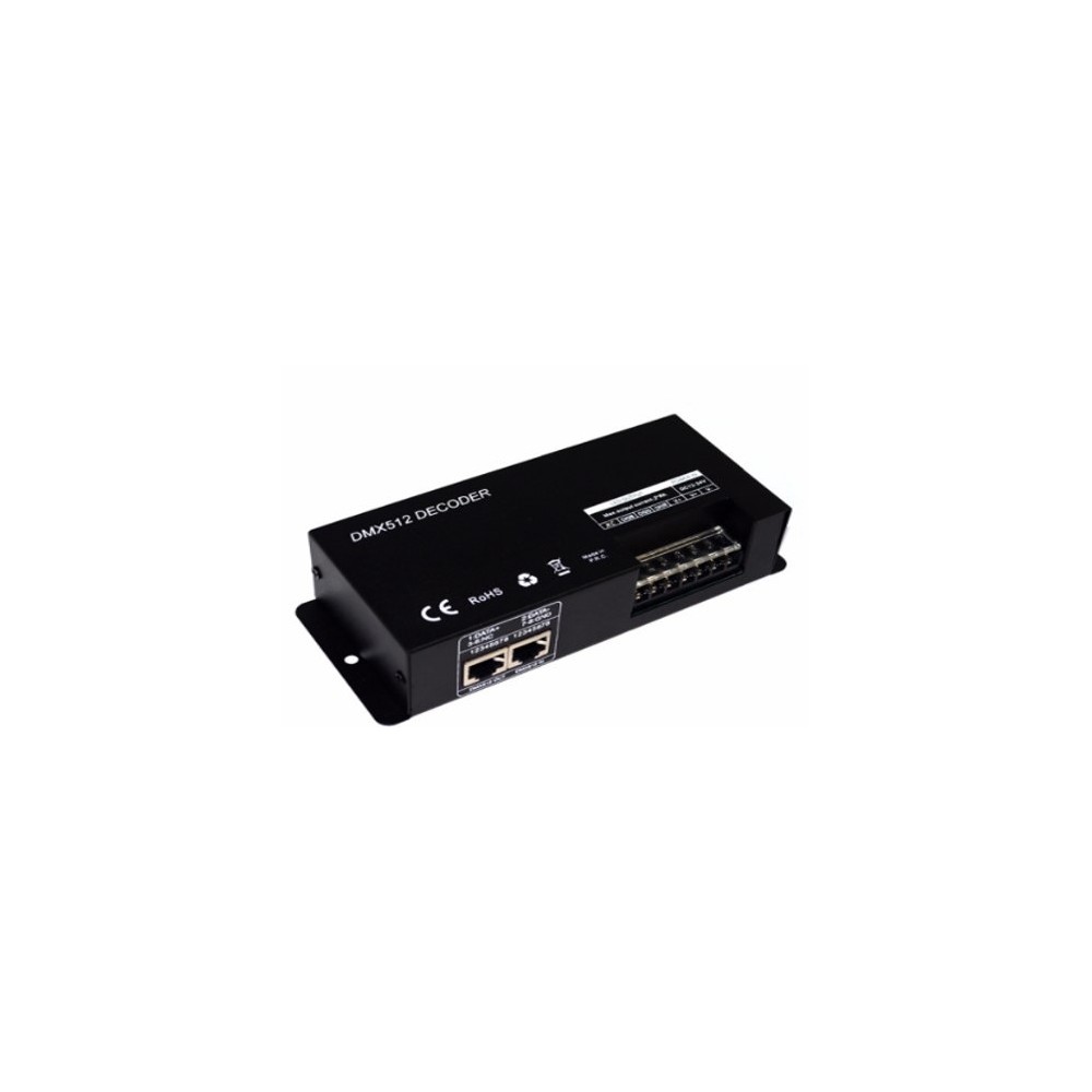 Dmx 512 Rgb+w Controller   12v (384w), 24v (768w) fra Ledlife