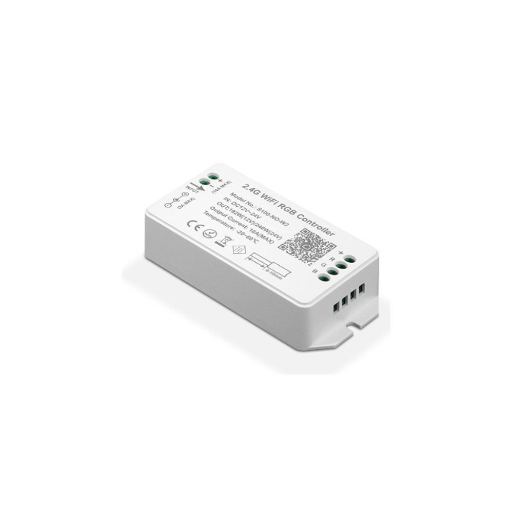 Wifi Rgb Controller    Tuya Smart Smart Life, Uden Fjernbetjening, Google Home Alexa Kompatibel, 12v (120w), 24v (240w) fra Ledlife