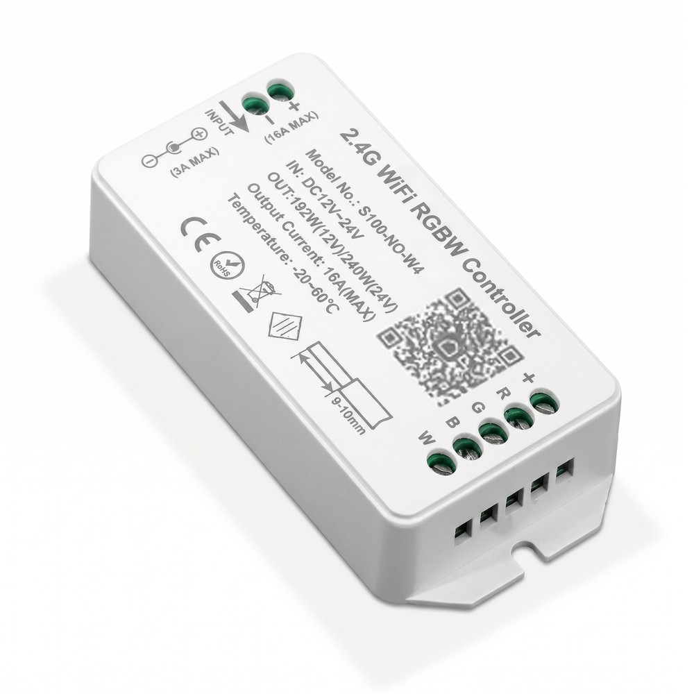 Wifi Rgb+w Controller    Tuya Smart Smart Life, Uden Fjernbetjening, Google Home Alexa Kompatibel, 12v (120w), 24v (240w) fra Ledlife