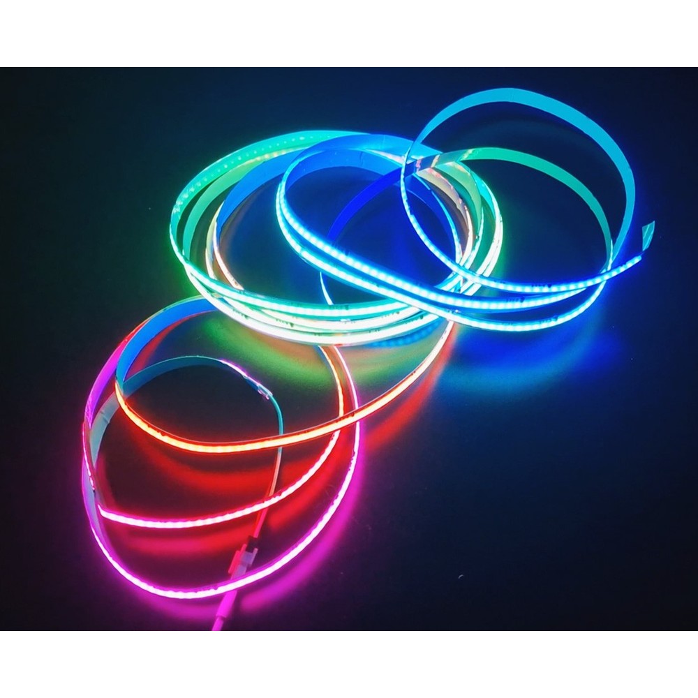 5m 16w M Rgbic Cob Led Strip 24v Dc, Ip20, 630 Led Pr. Meter, Cob Led fra Ledlife