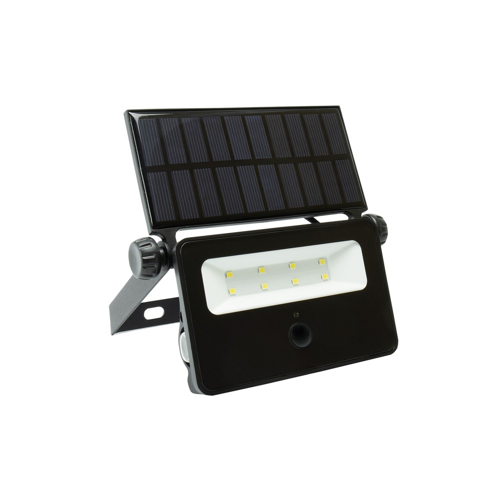 2w Led Solcelle Projektør Indbygget Batteri, Med Sensor, Udendørs, Arbejdslampe fra Spectrum