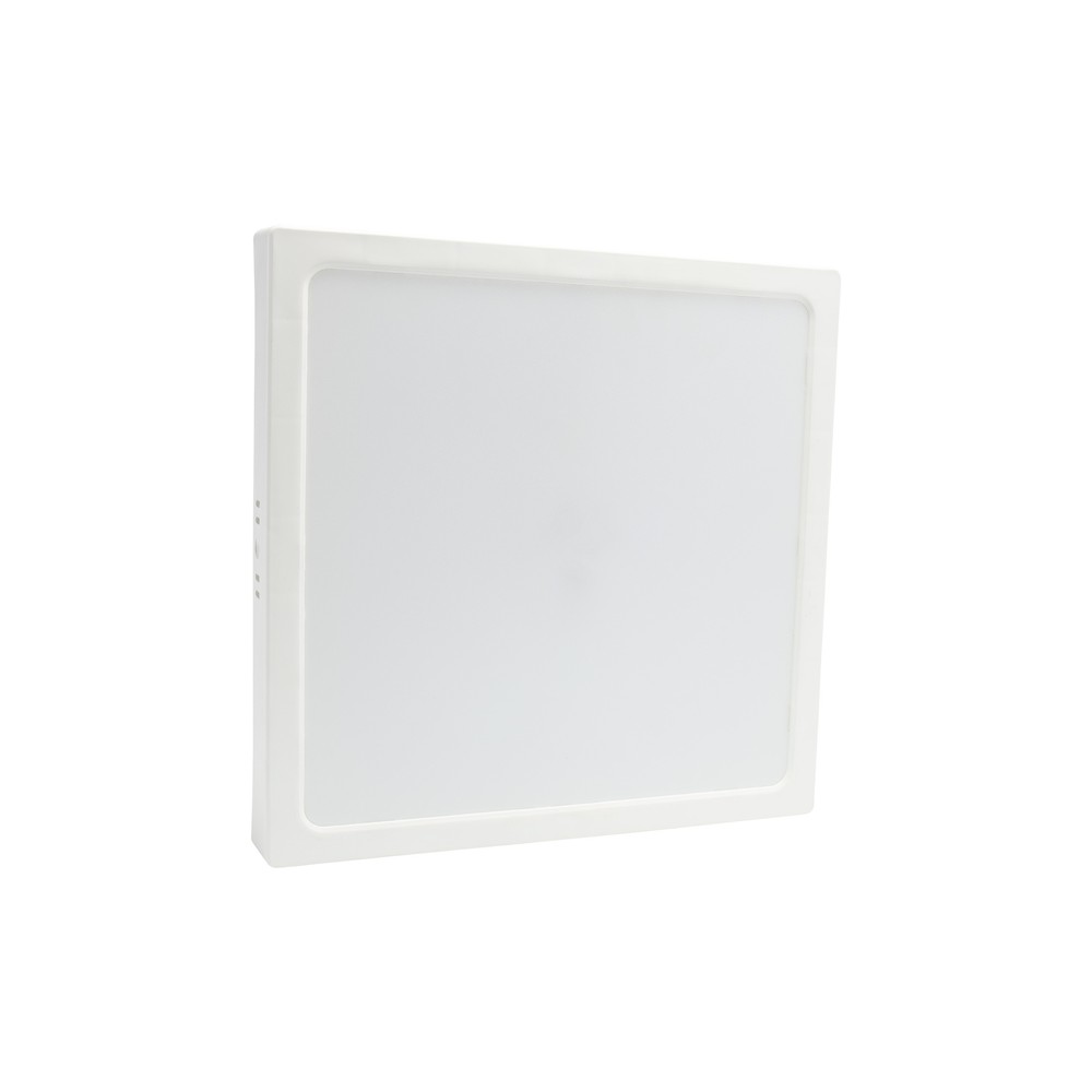 24w Led Loftslampe 29 X 29cm, Højde: 3,8cm, Hvid Kant Kulør : Neutral fra Spectrum