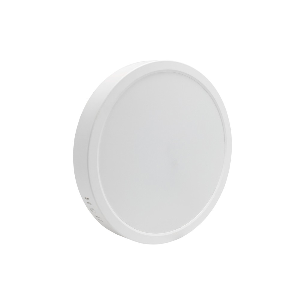 24w Led Loftslampe ø29cm, Højde: 3,8cm, Hvid Kant Kulør : Neutral fra Spectrum