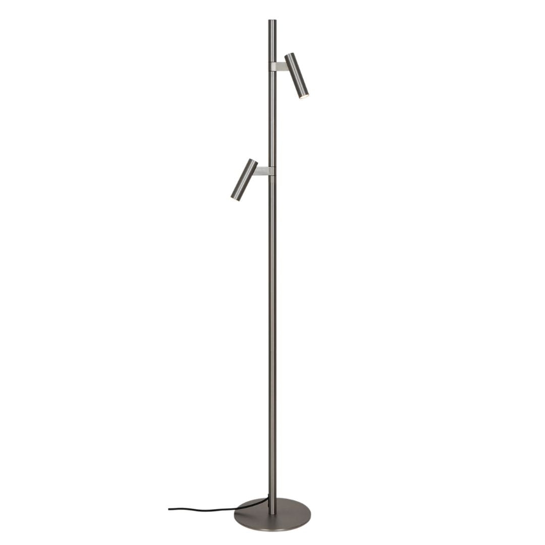 Makoto Gulvlampe    Satin Krom     fra Design For The People