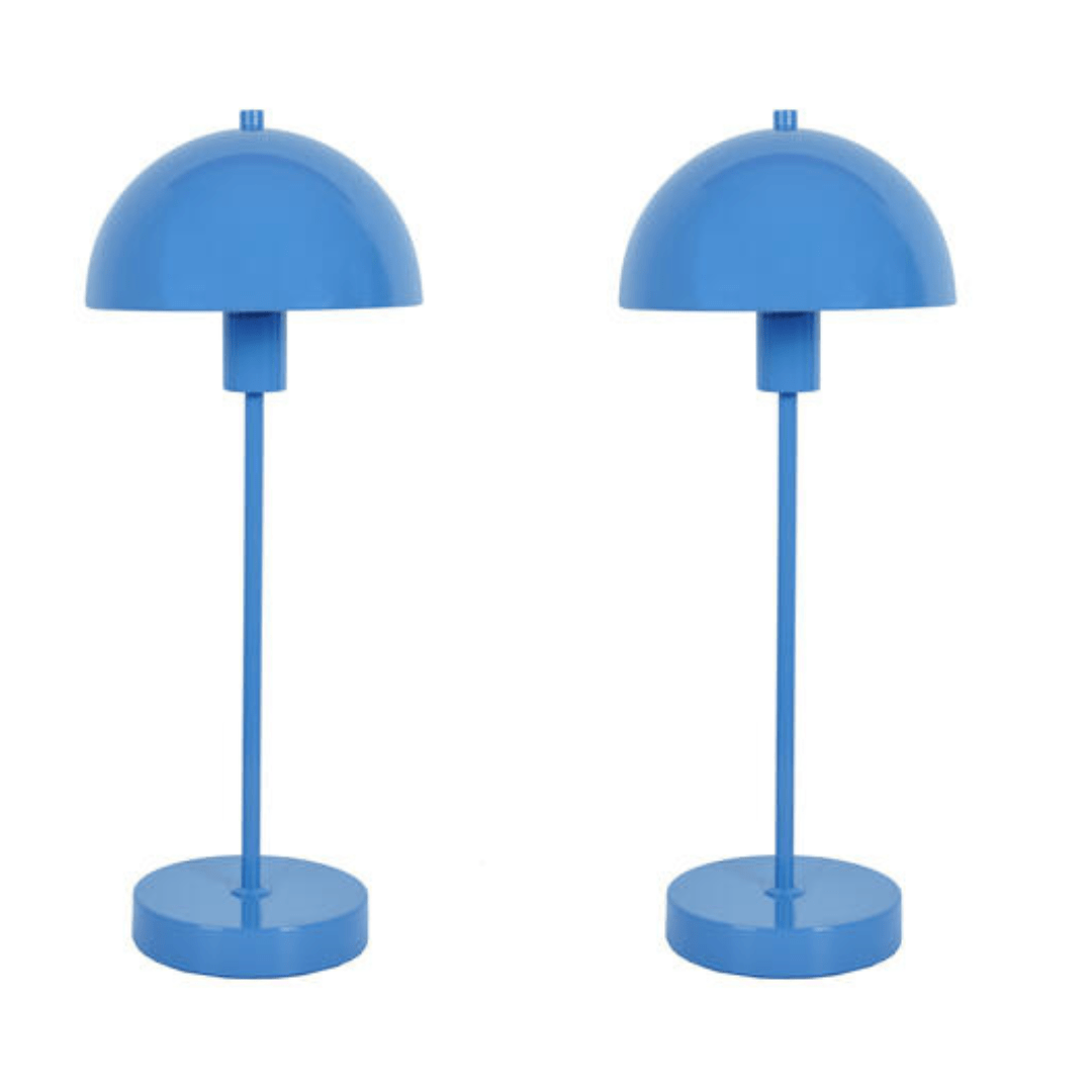 Vienda 2 Stk   Lyseblå   Bordlampe     fra Herstal