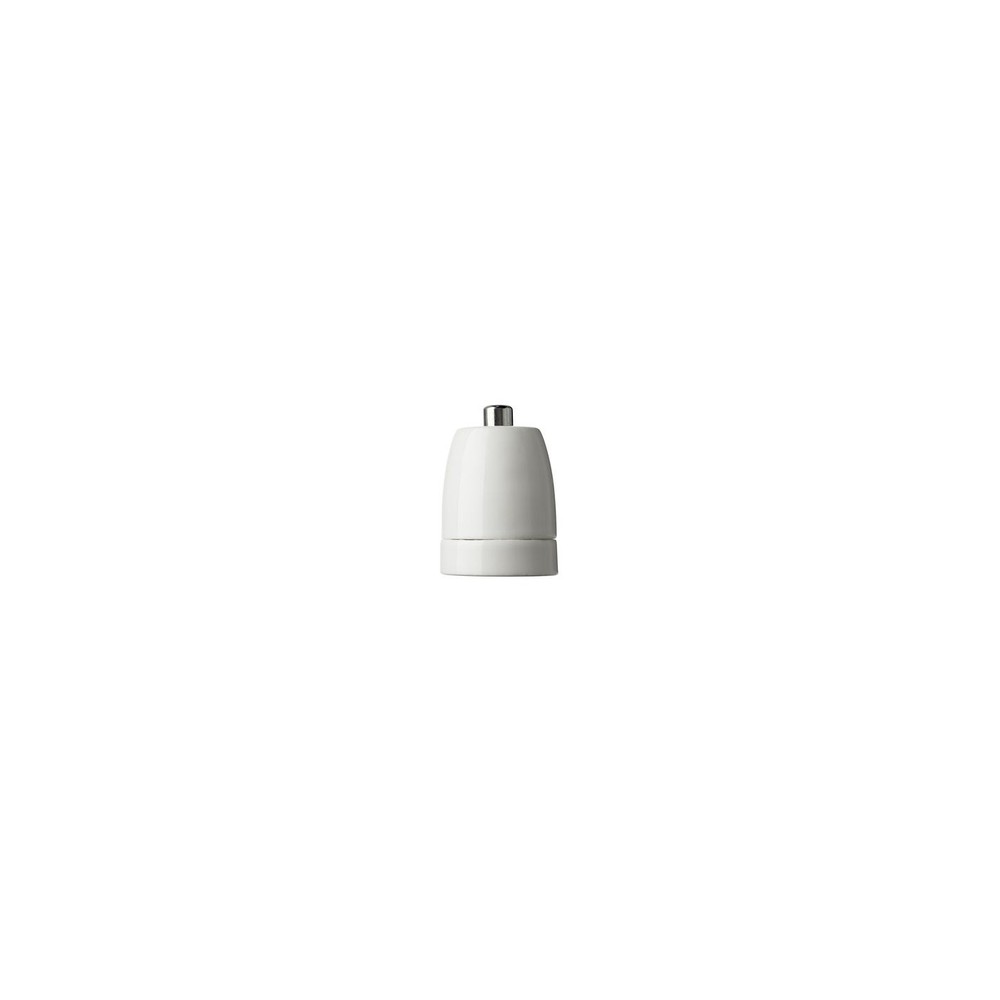 Porcelænsfatning, E27,     Hvid fra Nielsen Light