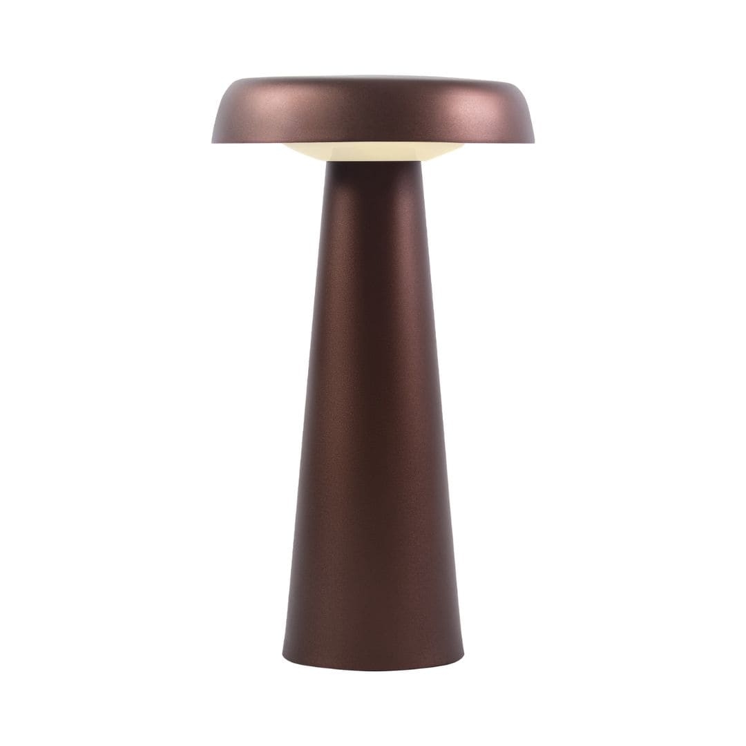 Arcello Bærbar Bordlampe   Bruneret Messing     fra Design For The People
