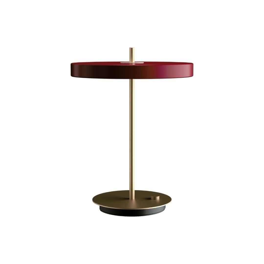 Asteria Bordlampe Rød     fra Umage
