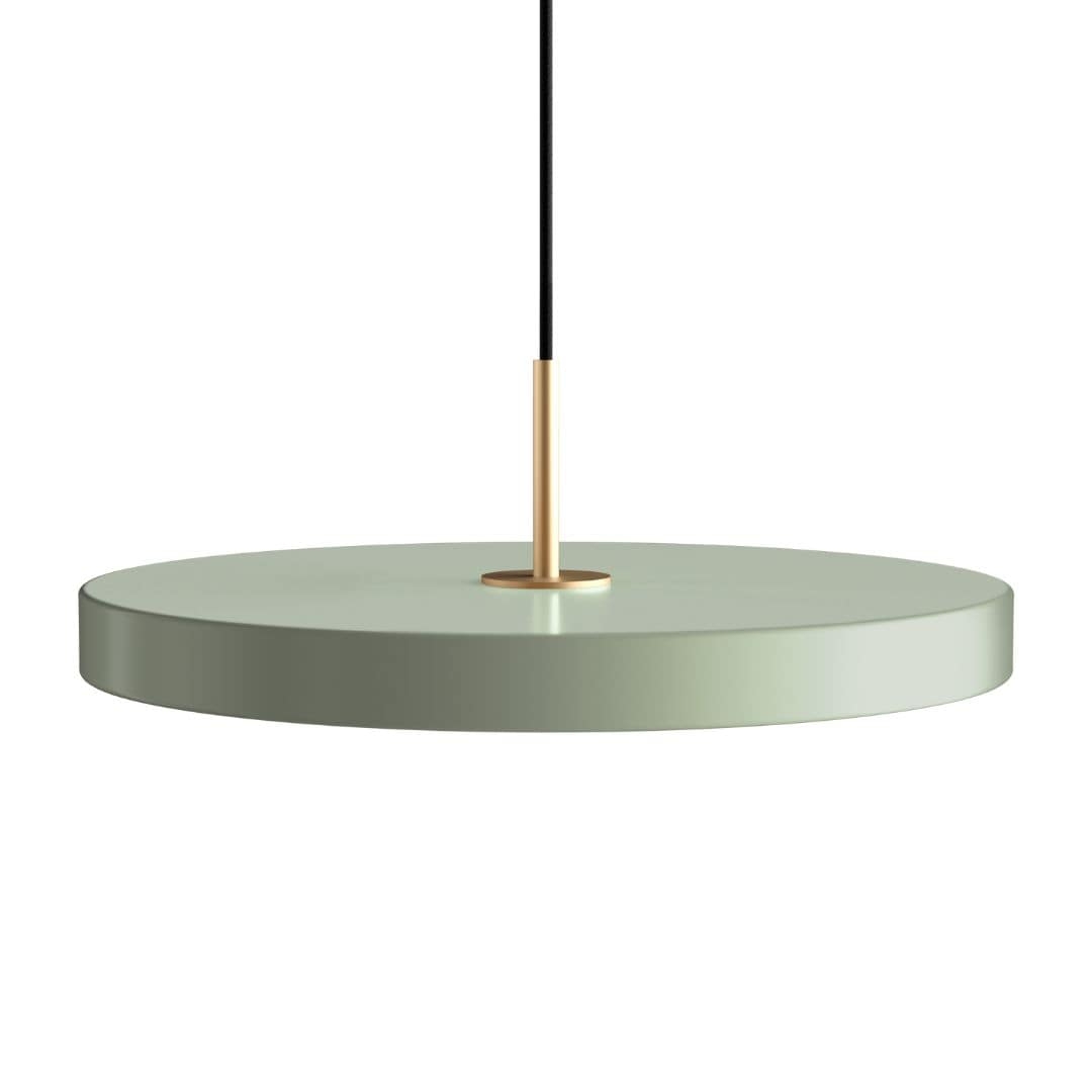 Asteria Plus Medium Pendel Nuance Olive M  Messingtop     fra Umage