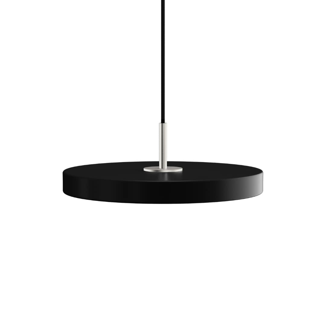 Asteria Plus Mini Pendel Black M  Ståltop     fra Umage