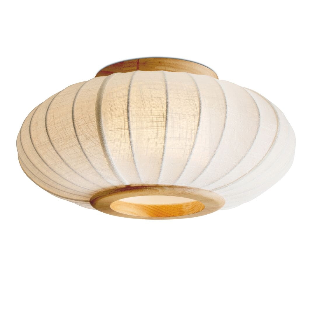 Balloon Væg Loftlampe ø40 Linen Hvid    fra Halo Design