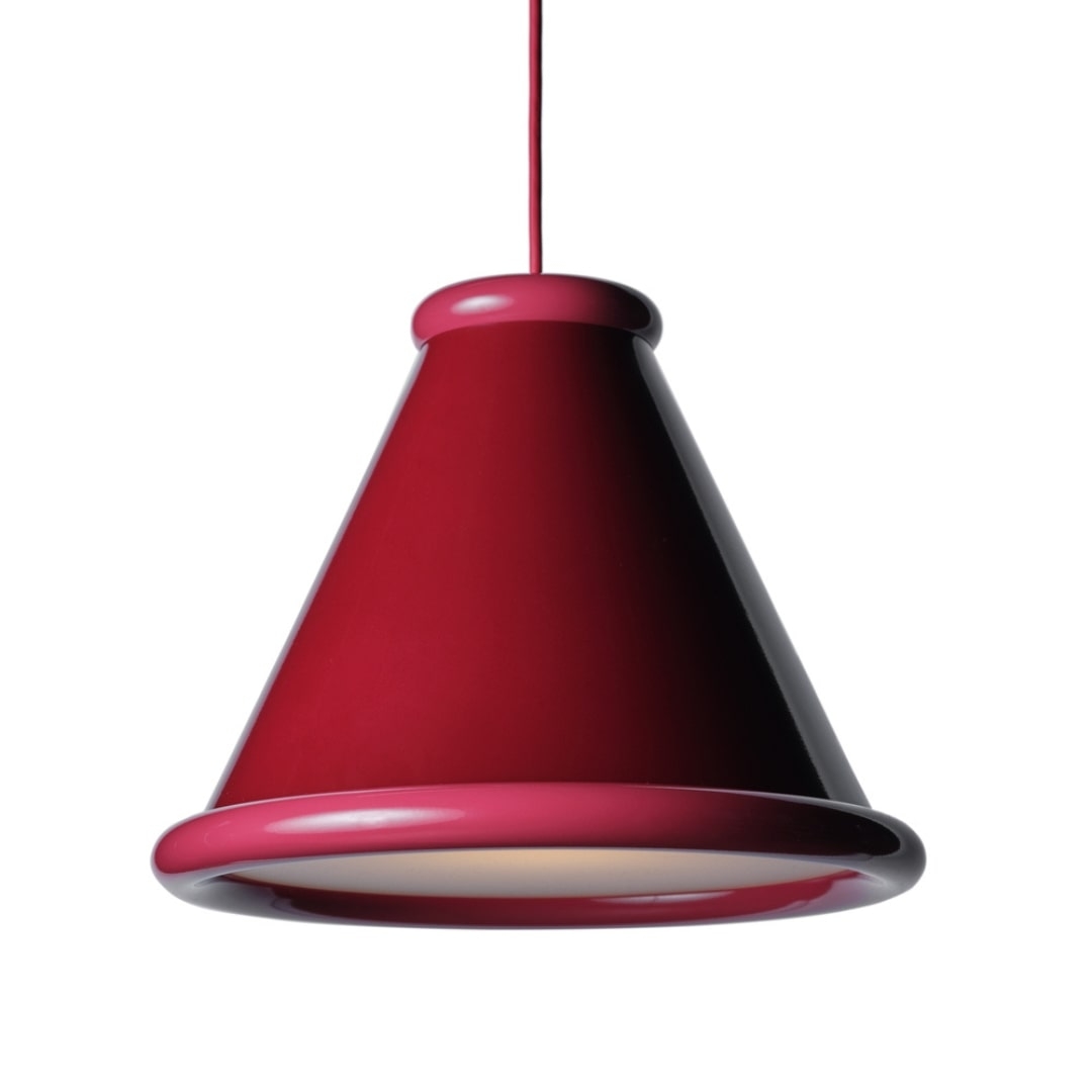 Belle ø36 Pendel Wine Red   Red Violet     fra Belid