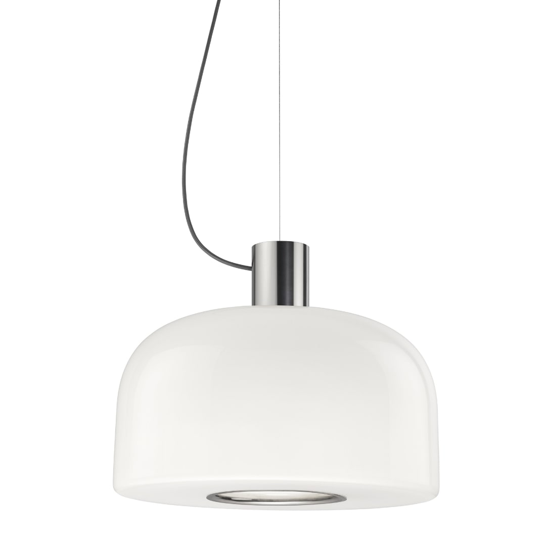 Bellhop Glas S2 Pendel Lys Aluminium     fra Flos