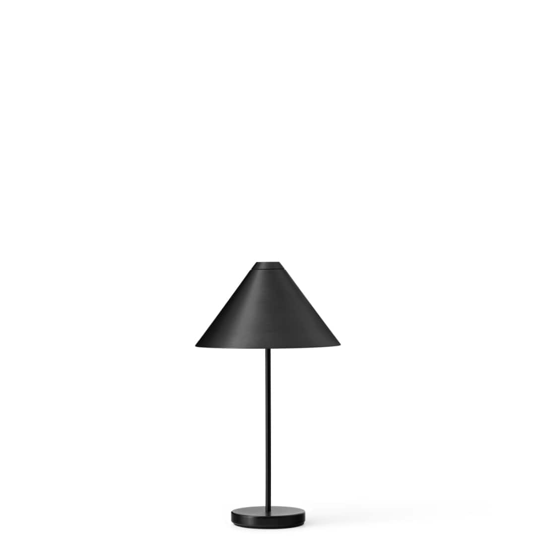 Brolly Transportabel Bordlampe Stålsort     fra New Works