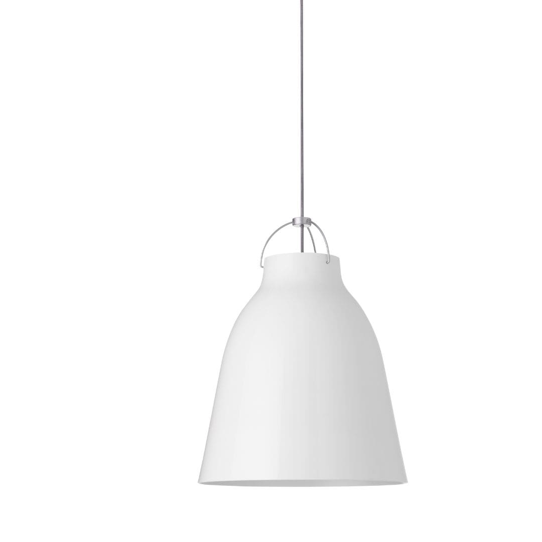 Caravaggio Pendel Mat Hvid   Udstillingsmodel   P3 ø400mm    Bemærk: 90 Cm Ledning fra Fritz Hansen
