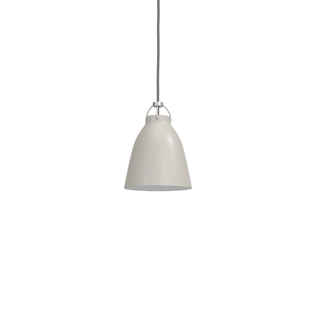 Caravaggio Pendel Warm Grey   P1 ø165mm fra Fritz Hansen