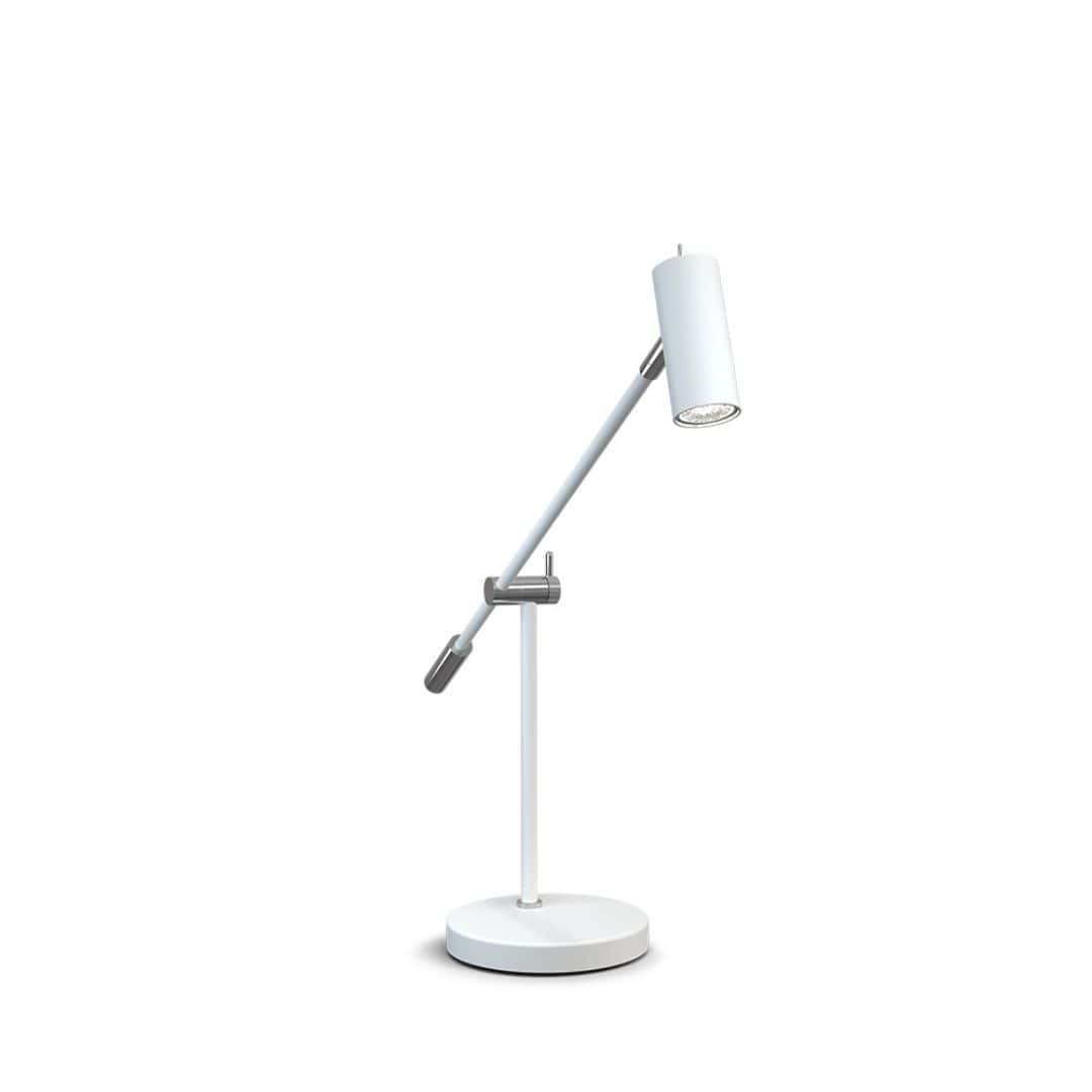 Cato Bordlampe Mat Hvid     fra Belid
