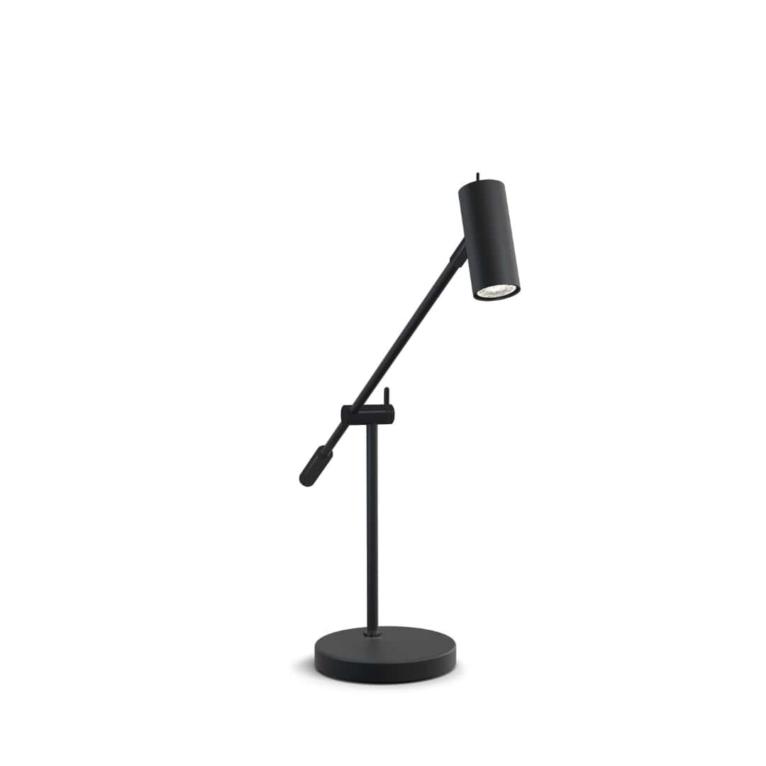 Cato Bordlampe Mat Sort     fra Belid