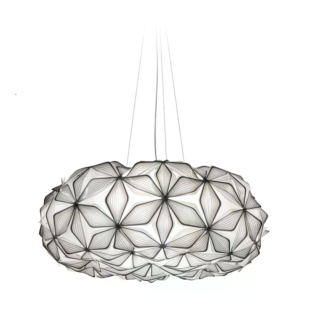 C'est La Vie Pendel Large   Sort Med Transparent Ledning     fra Slamp