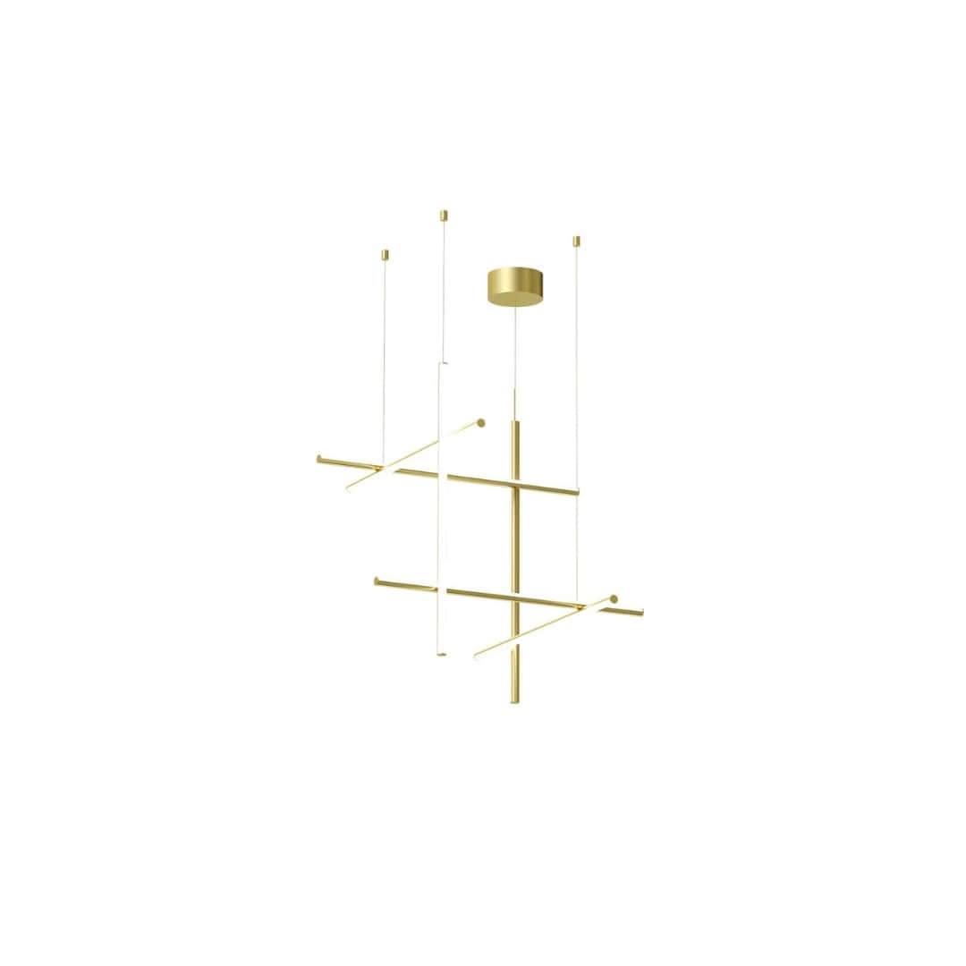 Coordinates Pendel 3 Anodiseret Champagne     fra Flos