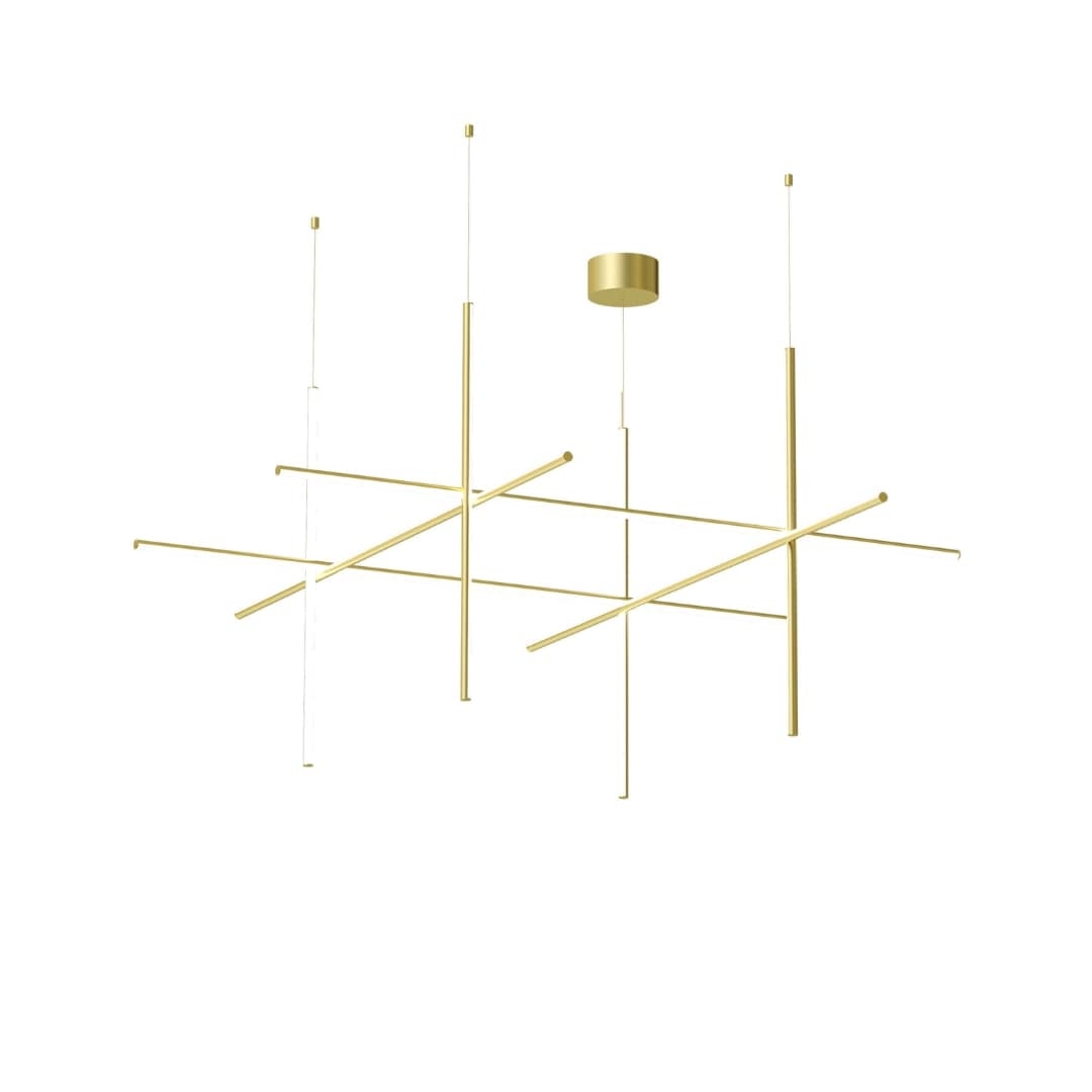 Coordinates Pendel 4 Anodiseret Champagne fra Flos