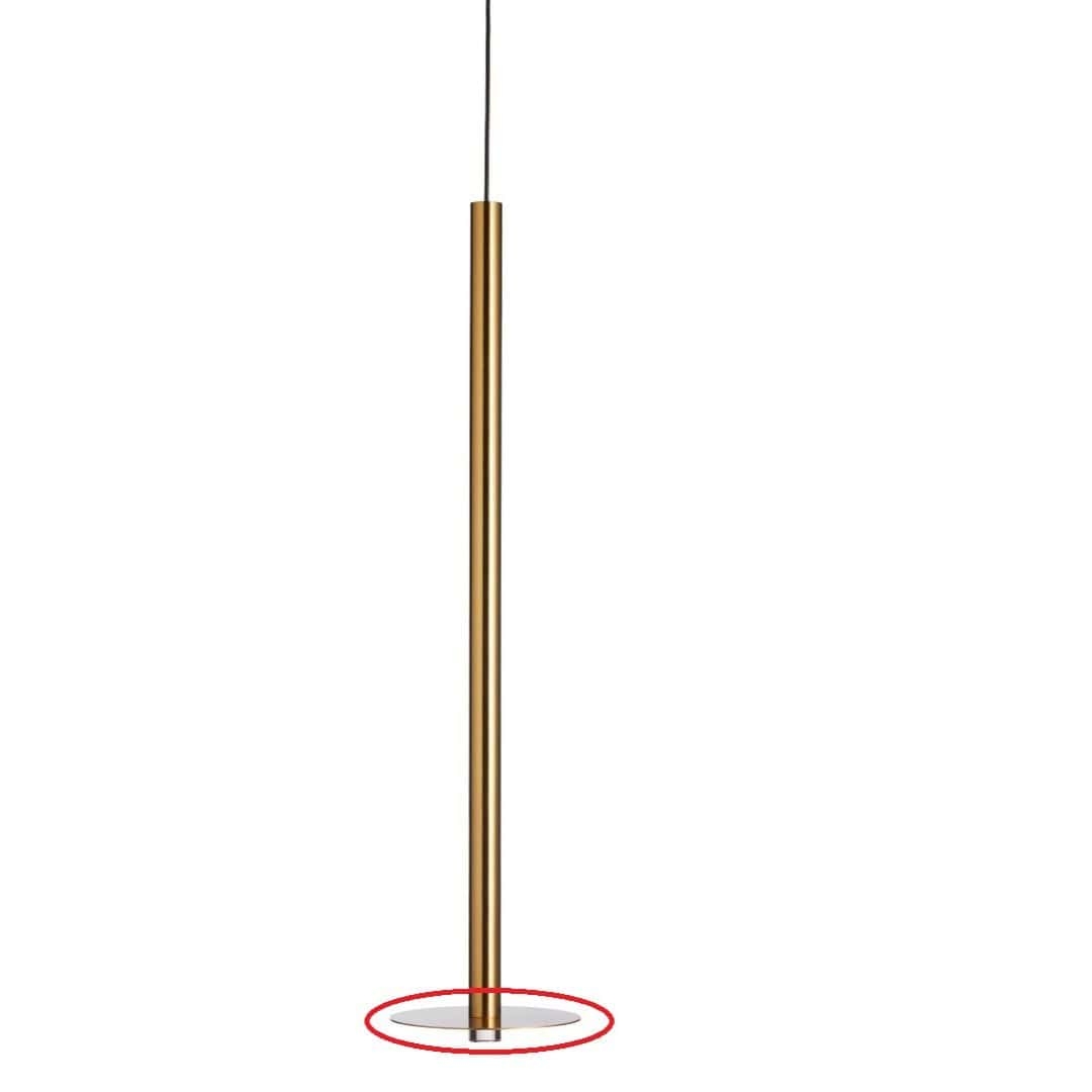 Dekorativ Metal Plade Messing     fra Loom Design