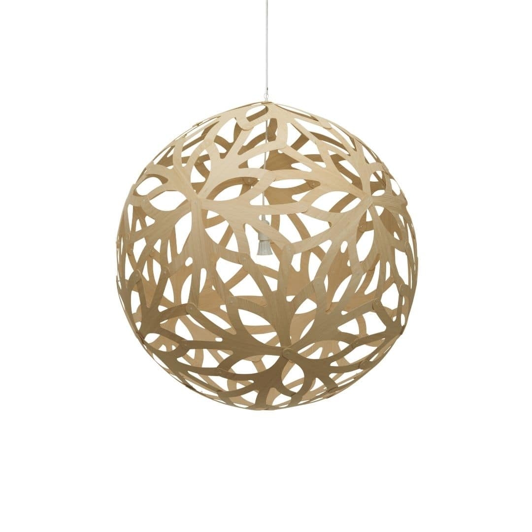 Floral ø100 Pendel Bamboo     fra David Trubridge