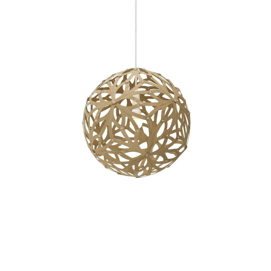 Floral ø40 Pendel Bamboo     fra David Trubridge