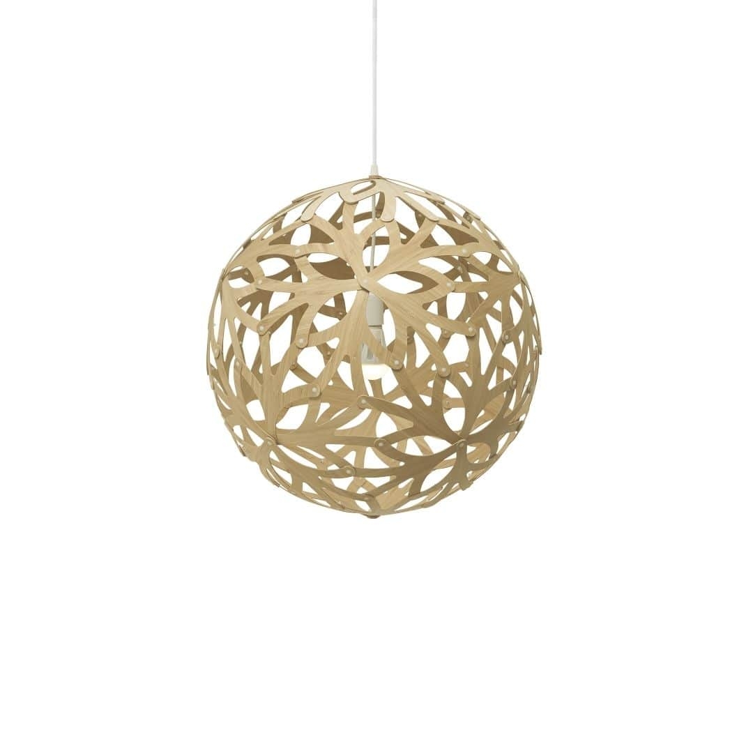 Floral ø60 Pendel Bamboo     fra David Trubridge
