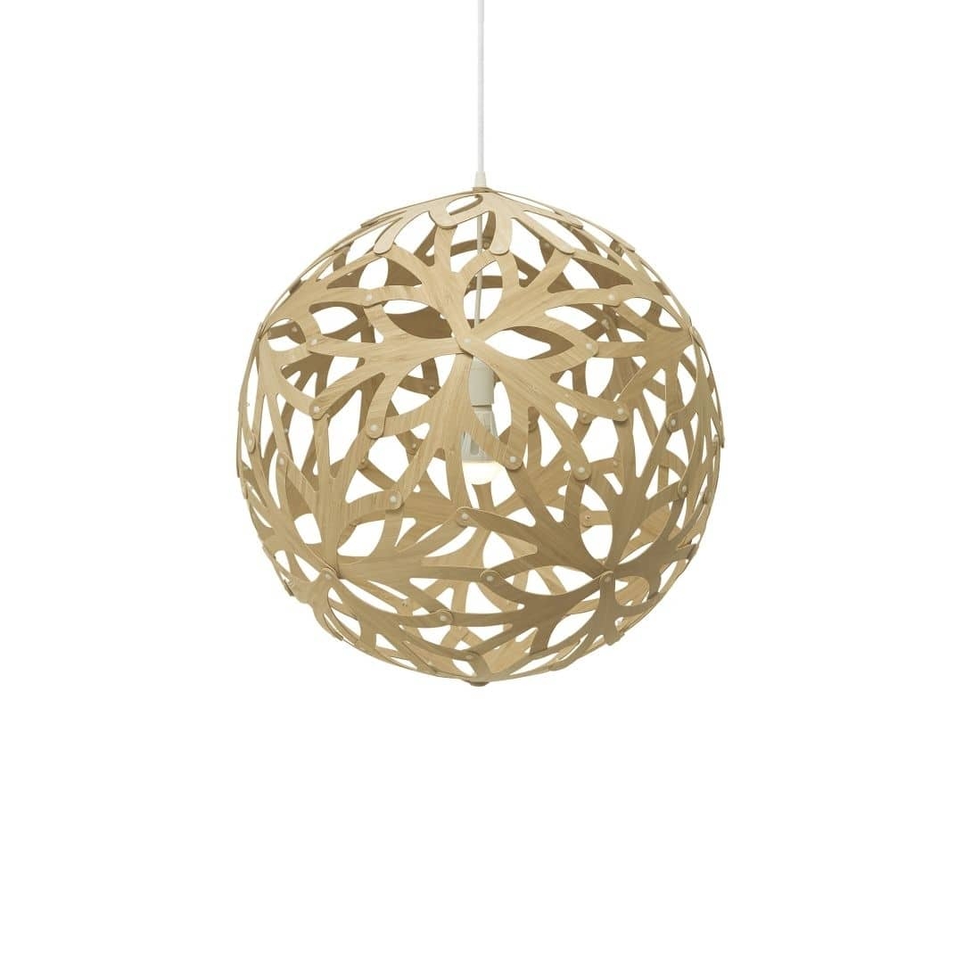 Floral ø80 Pendel Bamboo     fra David Trubridge