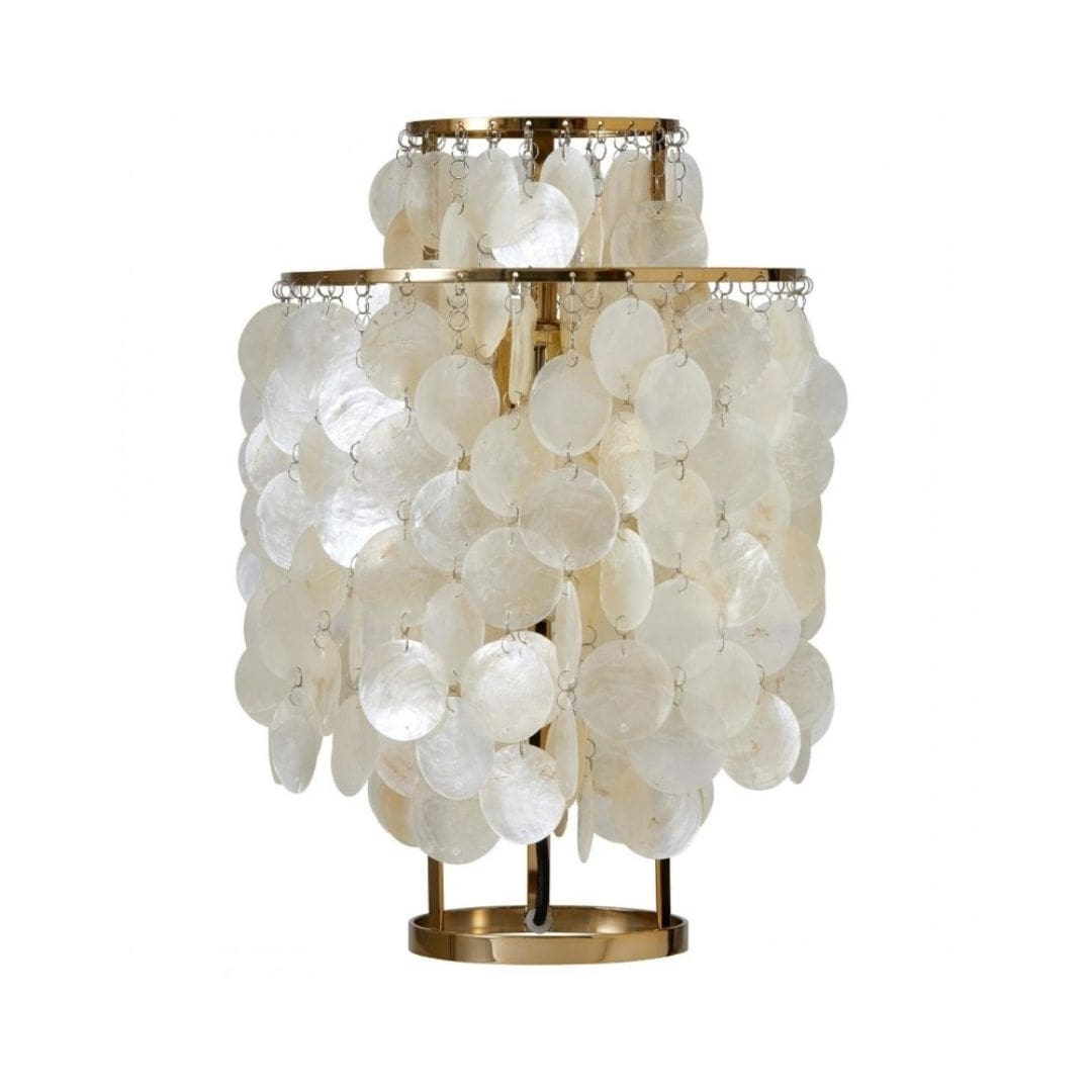 Fun 2tm Bordlampe Perlemor   Messing     fra Verpan
