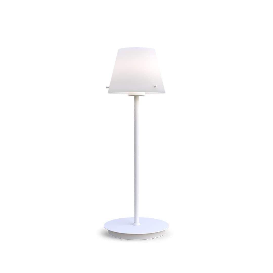 Gil Bordlampe Hvid     fra Herstal