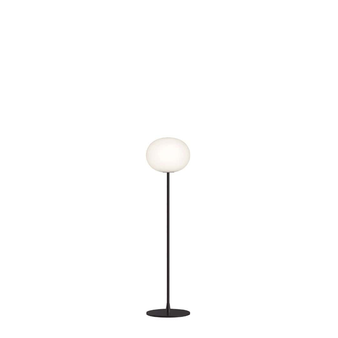 Glo Ball F1 Gulvlampe Sort     fra Flos