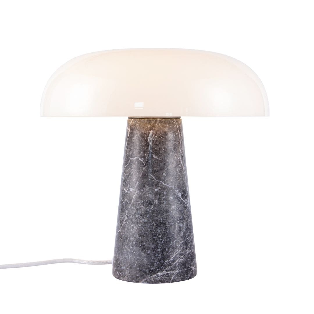 Glossy Bordlampe Grå     fra Design For The People