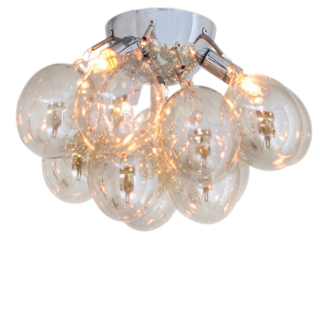 Gross Amber Guld ø30cm Loftlampe  By Rydéns fra Byrydéns