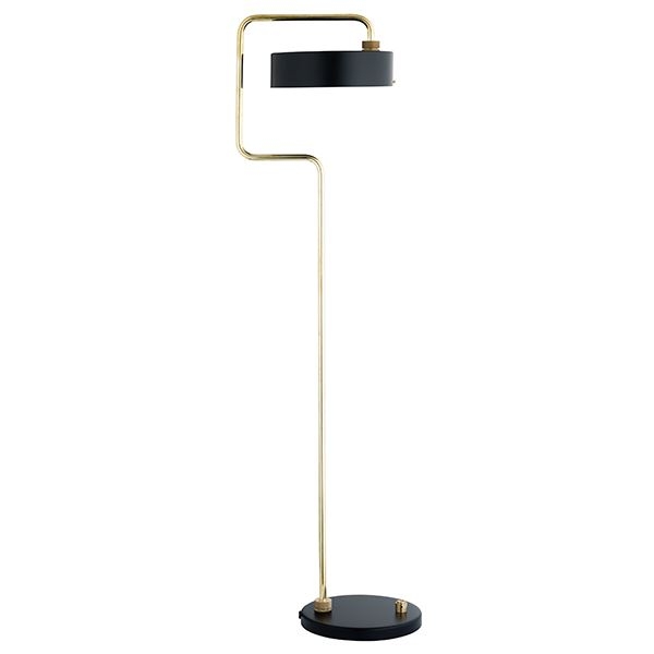 Petite Machine Gulvlampe Deep Black     fra Made By Hand