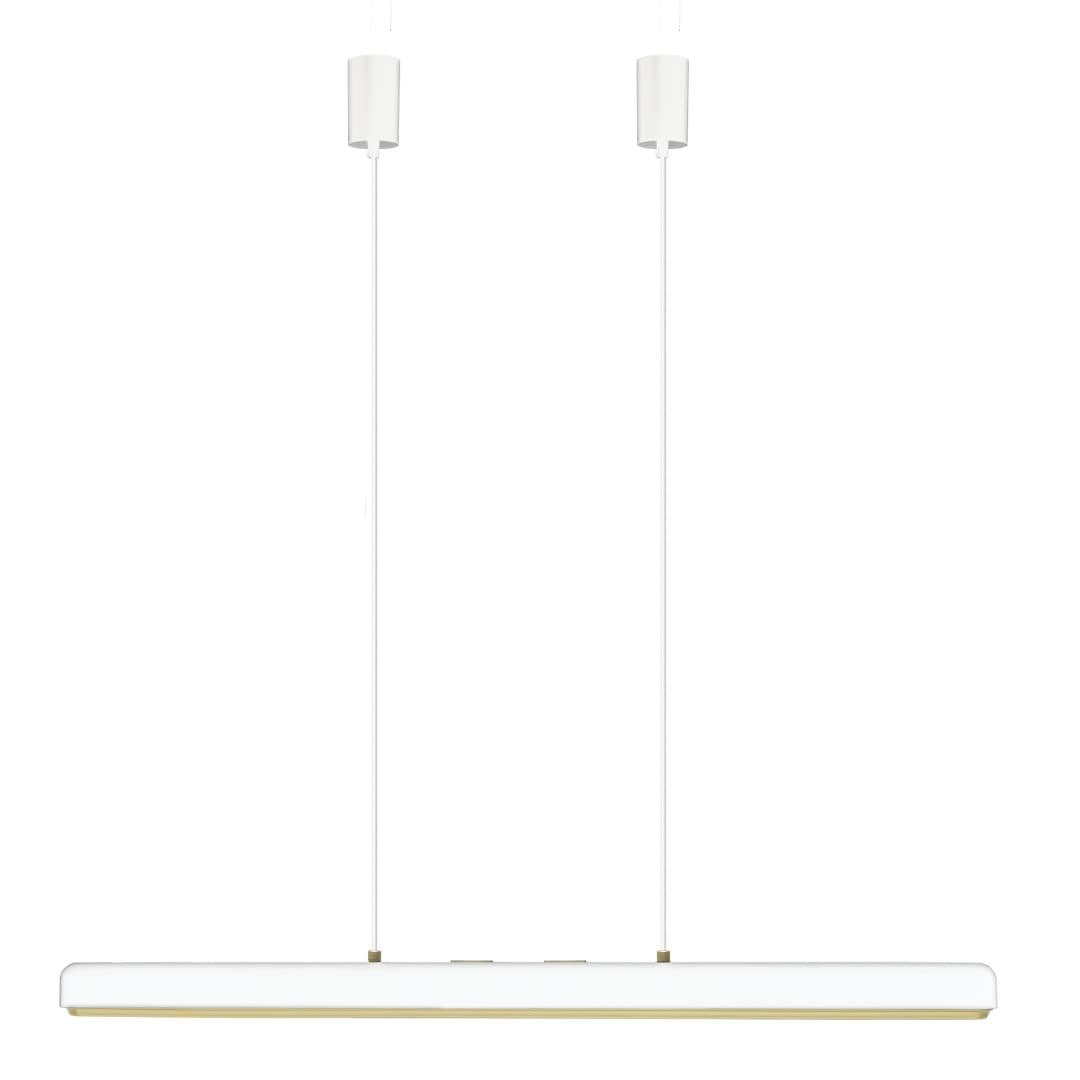 Hazel Branch Langbordspendel Hvid Brass     fra Umage