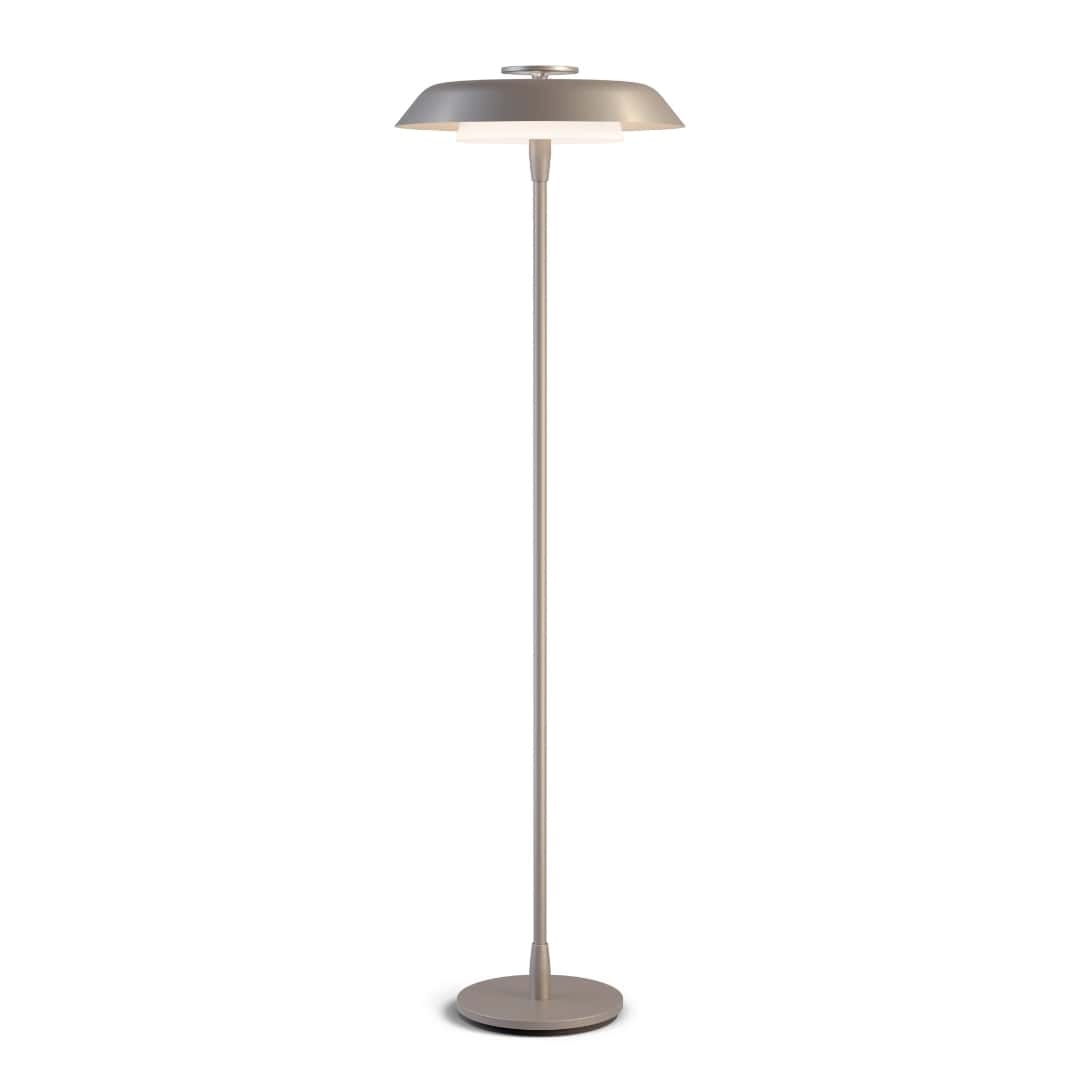 Horisont Gulvlampe Metallisk Champagne     fra Belid