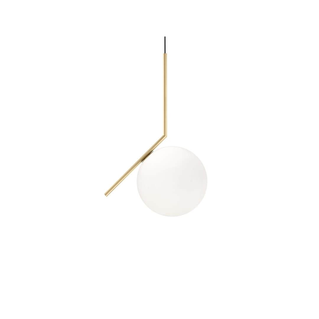 Ic S2 Pendel Messing     fra Flos