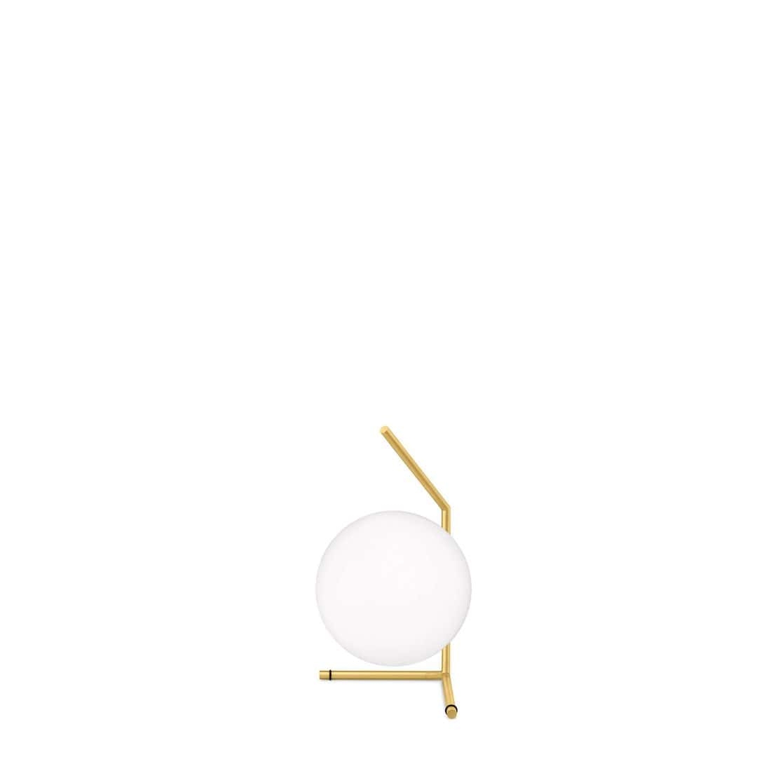 Ic T1 Low Bordlampe Messing     fra Flos