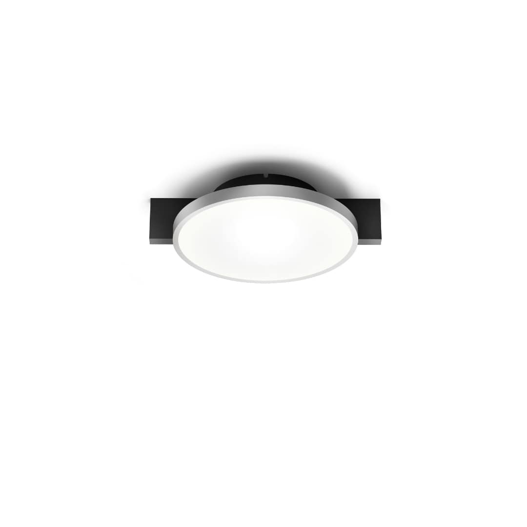 Inlay Round C1 Matt Black   Satin Silver   Porsche fra Porsche Studio