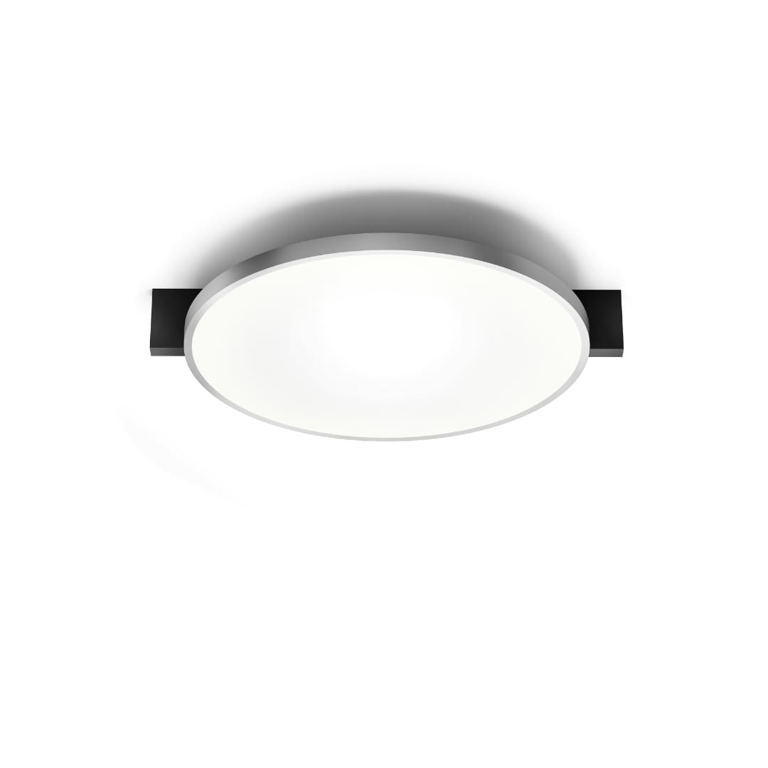 Inlay Round C2 Matt Black   Satin Silver   Porsche fra Porsche Studio