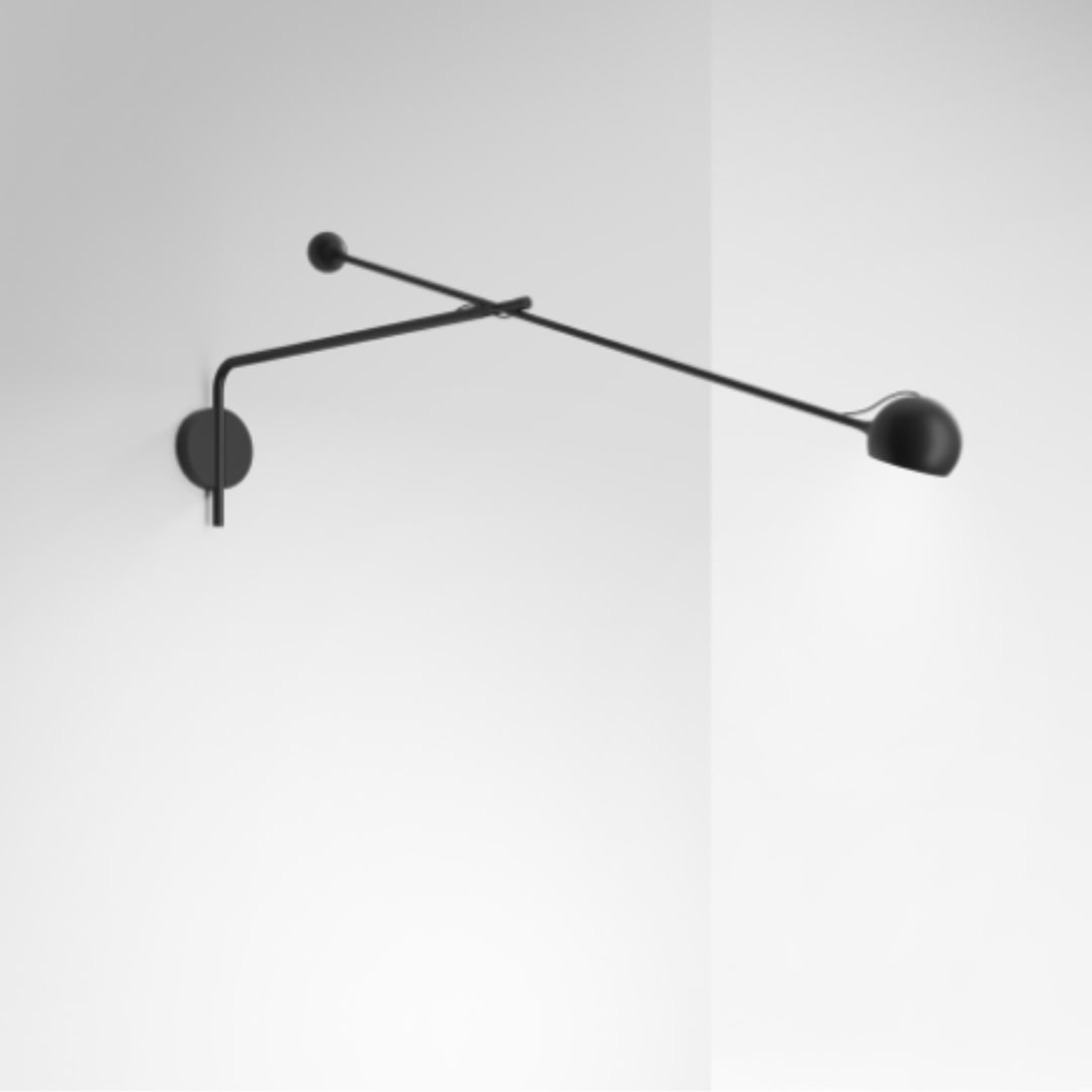 Ixa Arm Væglampe Antracit     fra Artemide