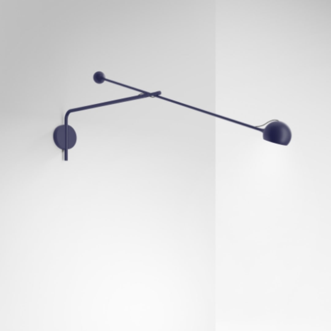 Ixa Arm Væglampe Blå     fra Artemide