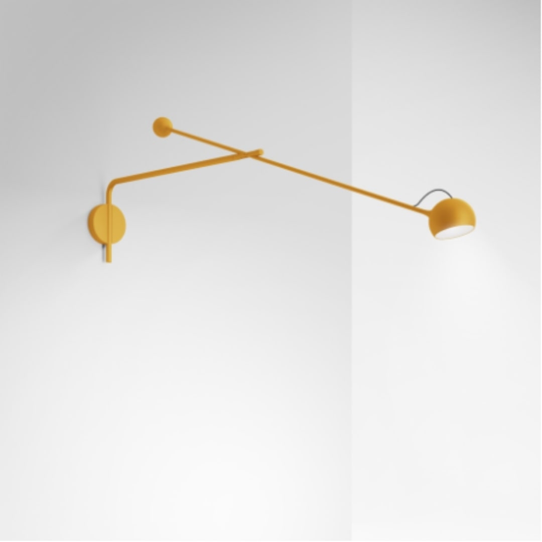 Ixa Arm Væglampe Gul     fra Artemide