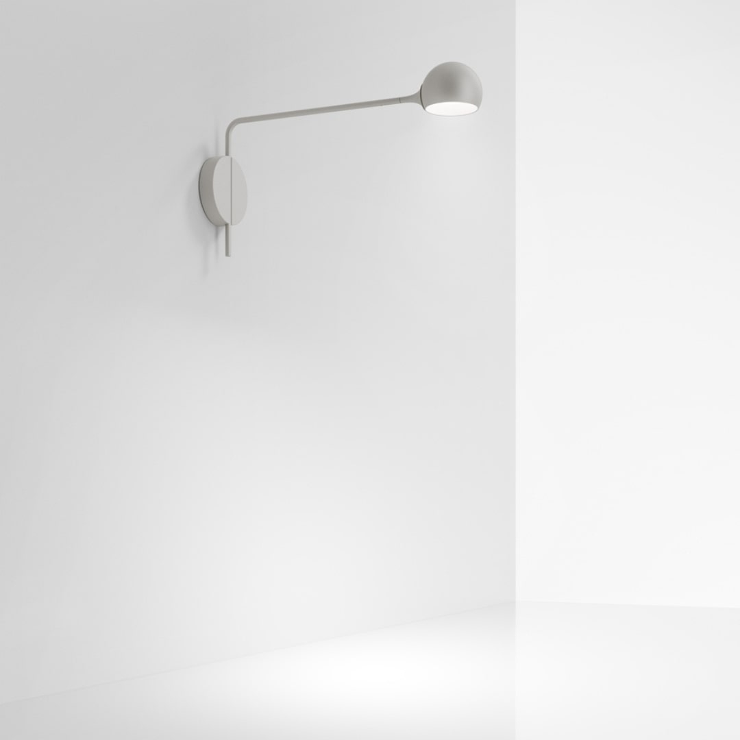 Ixa Væglampe Hvid Grå     fra Artemide