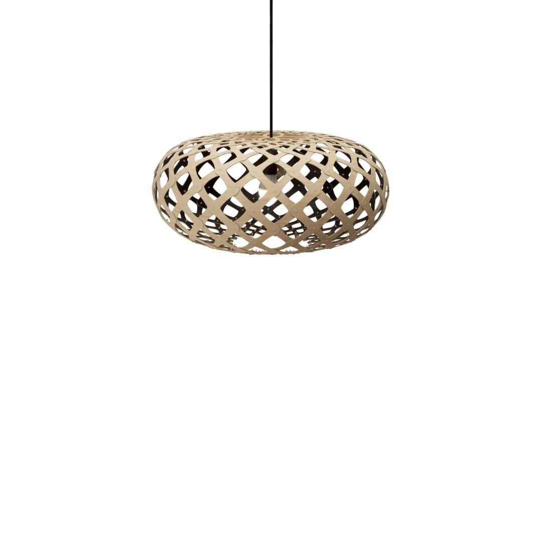 Kina ø60 Pendel Bamboo   Sort     fra David Trubridge
