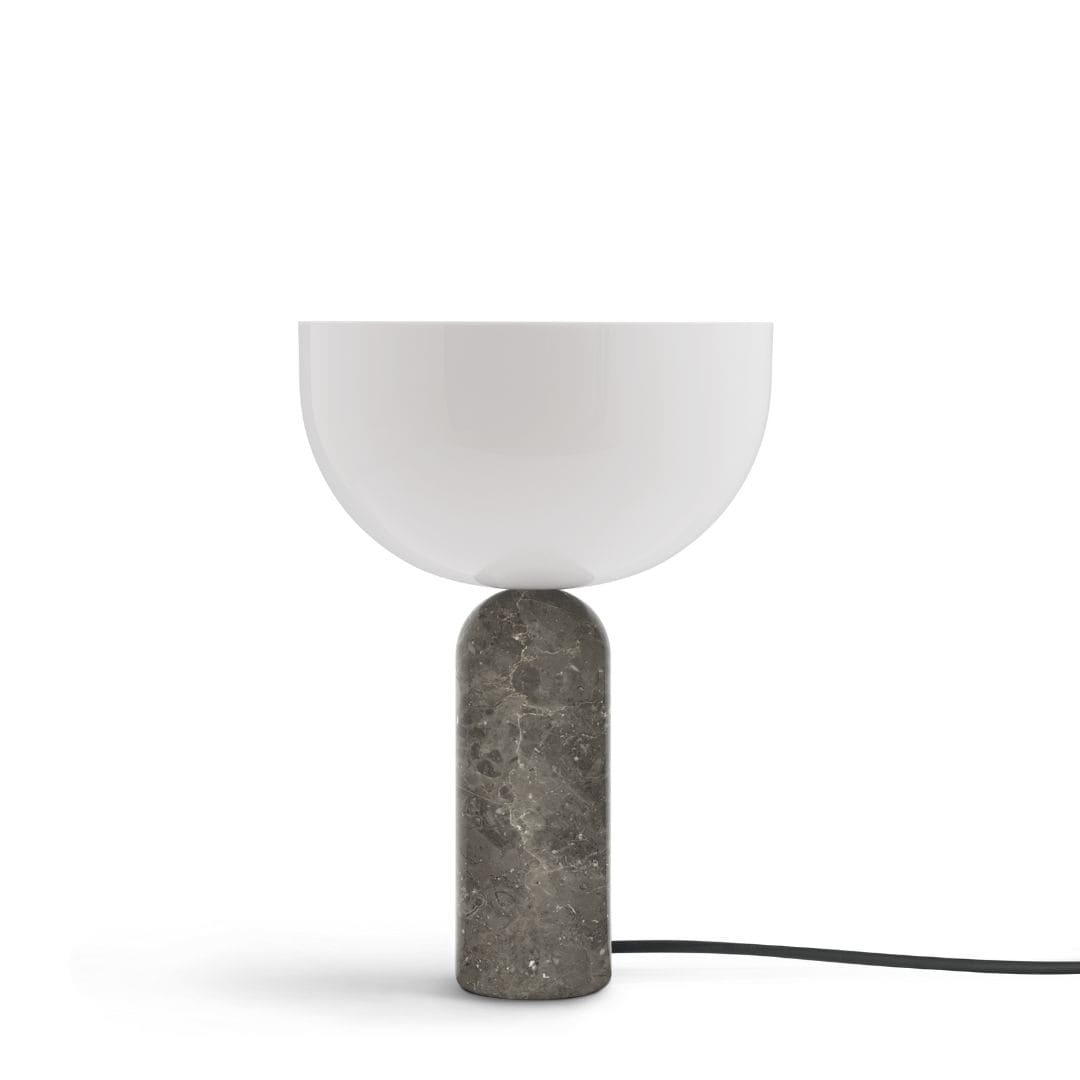Kizu Bordlampe Grå Marmor Small     fra New Works
