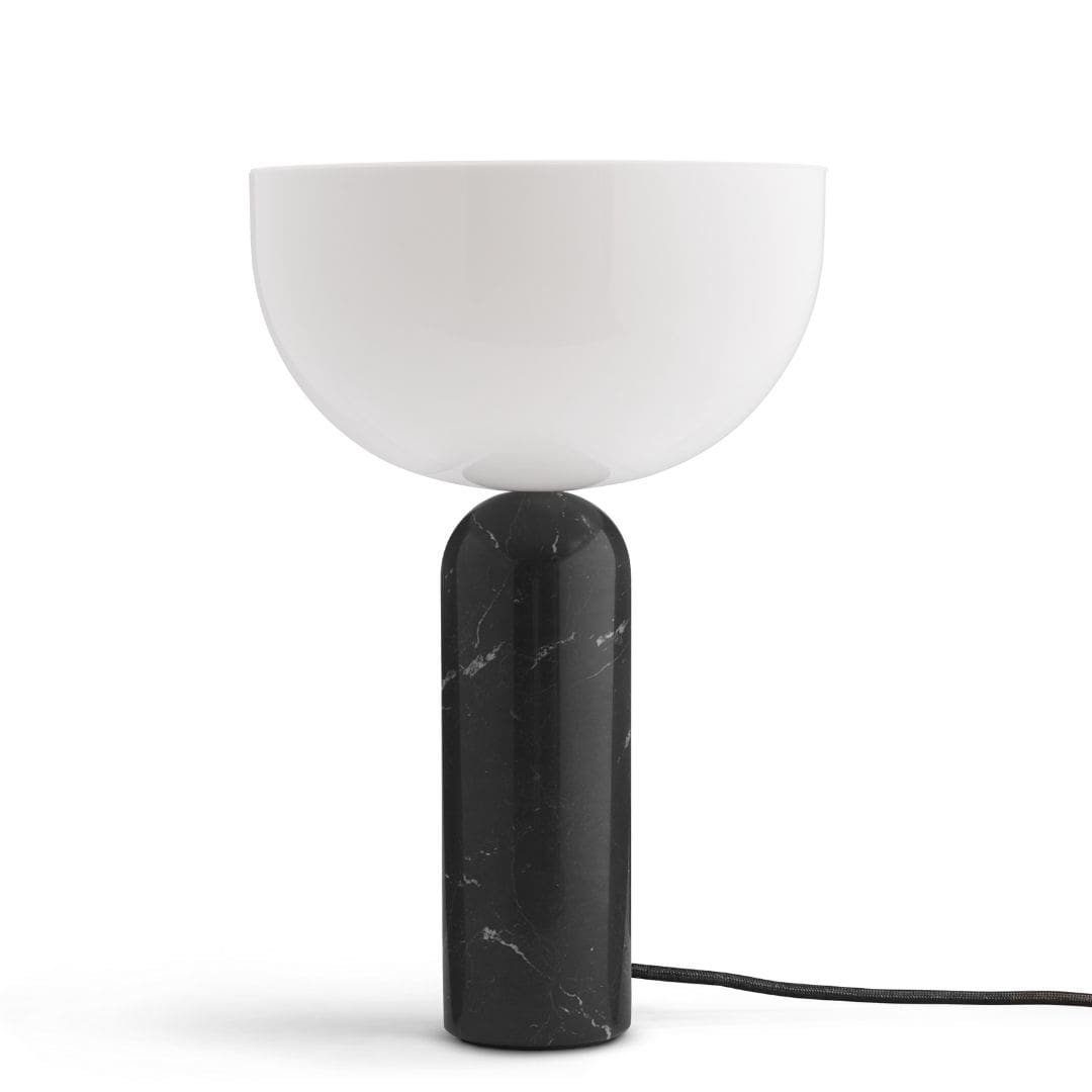 Kizu Bordlampe Sort Marmor Large     fra New Works